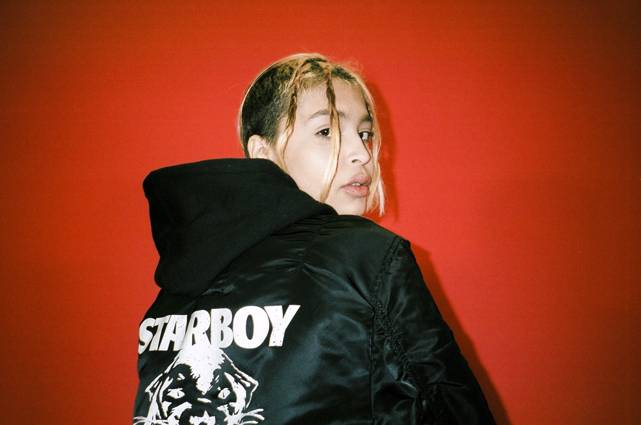 【Lサイズ】今市隆二さん着用モデルThe Weeknd starboy ma-1 Lサイズ】今市隆二さん着用モデルThe Weeknd starboy ma-1