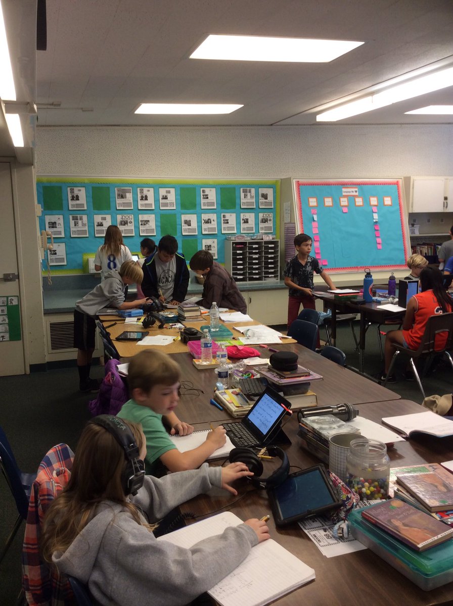 AcaciaLaFont's tweet image. Students are reviewing factors and multiples through a QR Code Scavenger Hunt. #FSDMath