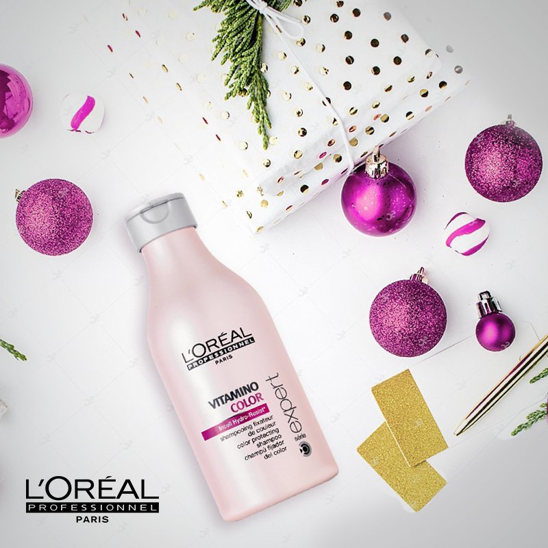 LorealProVe's tweet photo. Si vas a teñir tu cabello en estas navidades, recuerda mantenerlo hidratado con #VitaminoColor de #SérieExpert https://t.co/gGbIhEqAUG