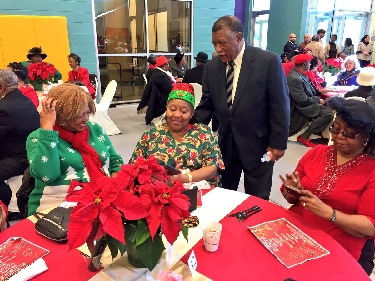 genelocke's tweet photo. We're celebrating the joy and spirit of the season today at the annual Precinct One Julia C. Hester House seniors holiday party. https://t.co/hrLFvdInNB