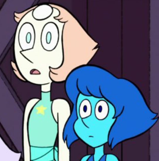 Pearl (with her gf Lapis Lazuli)