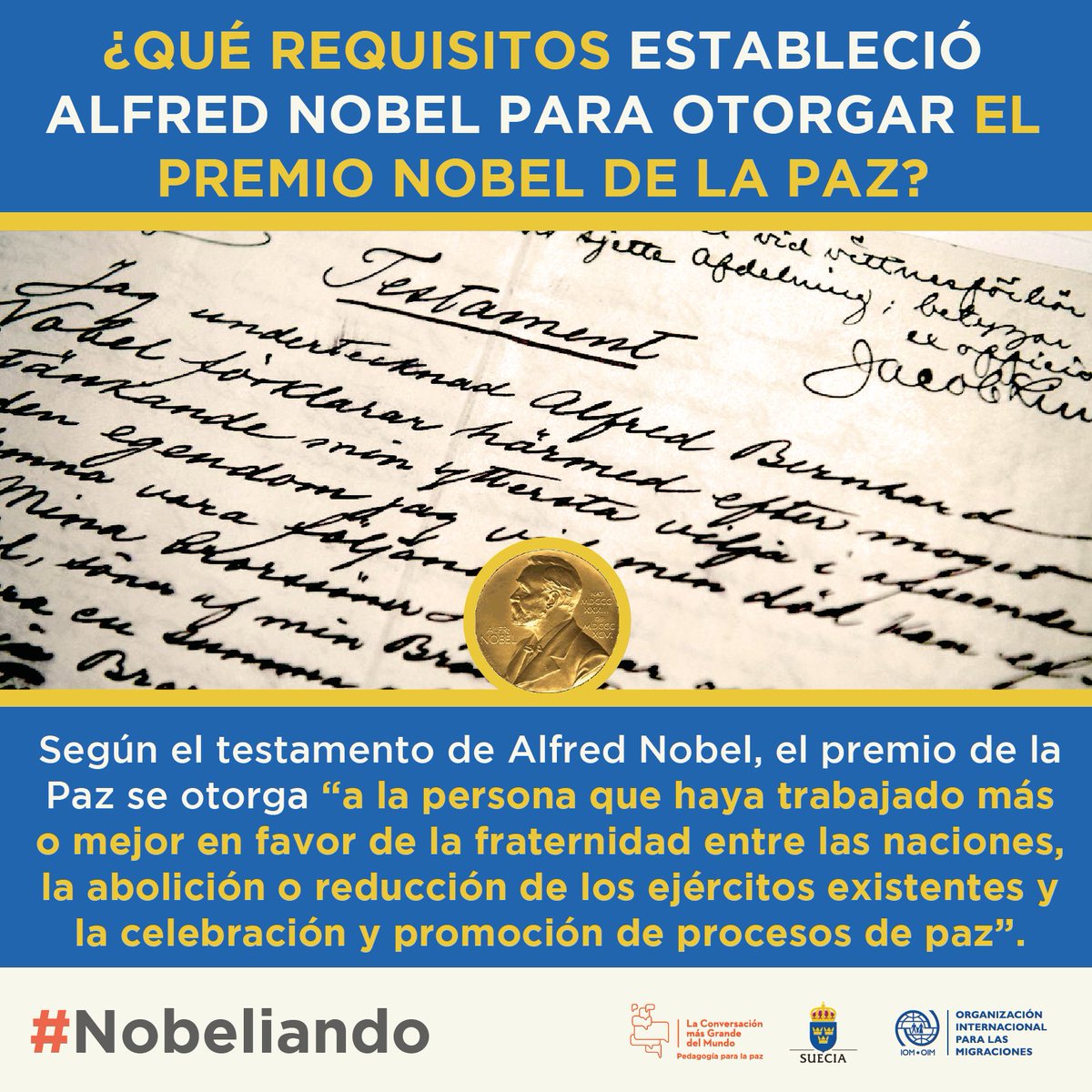ConversacionCOL's tweet photo. Mañana Colombia será noticia de paz para el mundo #NobelDePazColombia #Nobeliando https://t.co/6w4FnMrELs