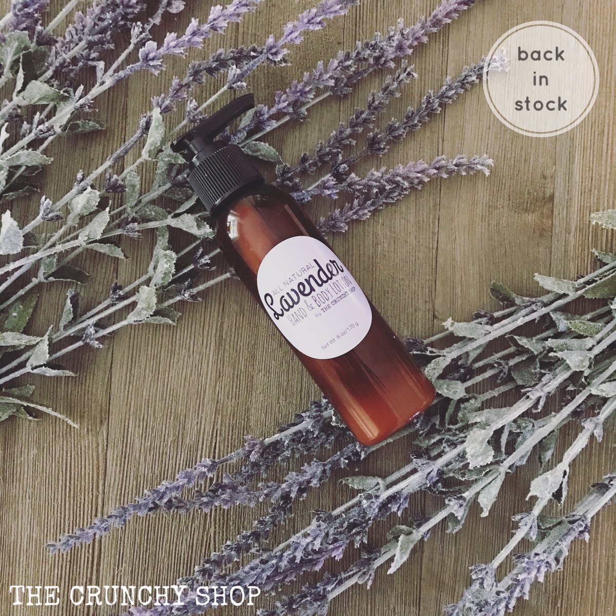 thecrunchyshop's tweet photo. Our all #natural #lavender 
hand &amp; body #lotion is back in stock!💜
https://t.co/Pf4EAf3QG8 #allnatural #lavenderlotion #thecrunchyshop https://t.co/OhMpndjShe