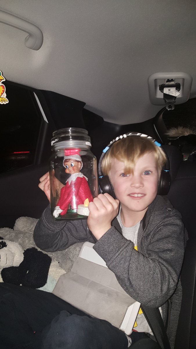 Lewis found a stowaway on the way to Nanna's  . . . .