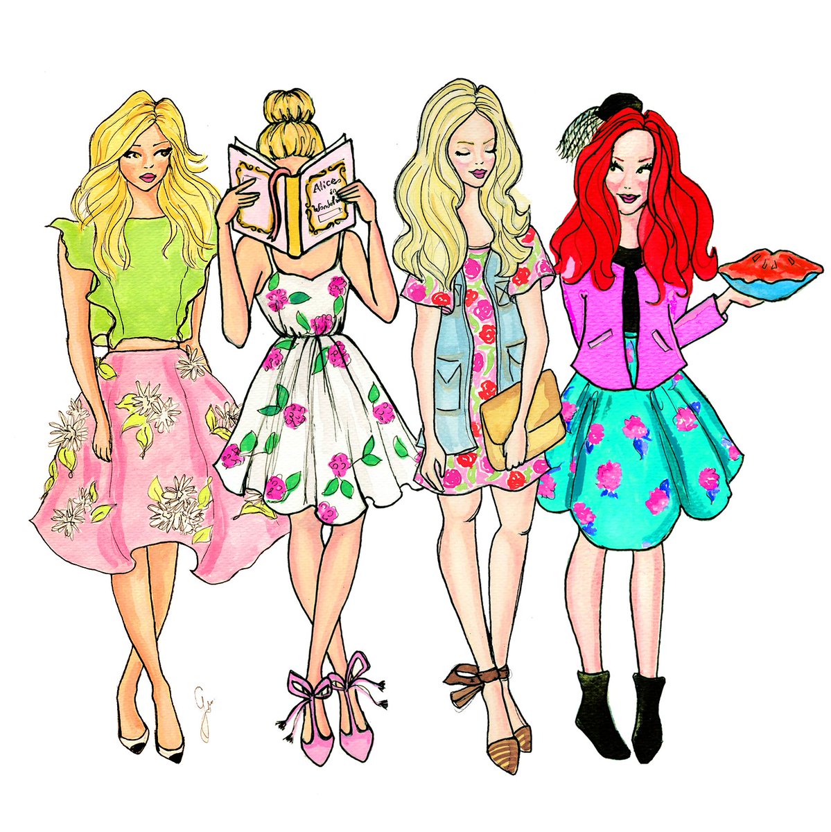 WaltzinWater's tweet image. #illustration #fashionillustration #fashionblogger #watercolor #fashiondesign #fbloggers #bbloggers #lbloggers #ootd #pie #skirt #dress