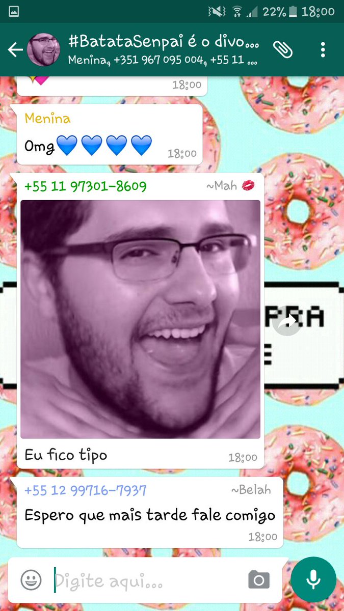 Batata fale do nosso grupo em alguum video seria meu sonho ❤ <a href="/BatataReal/">batata 🥔</a> #batatasenpai