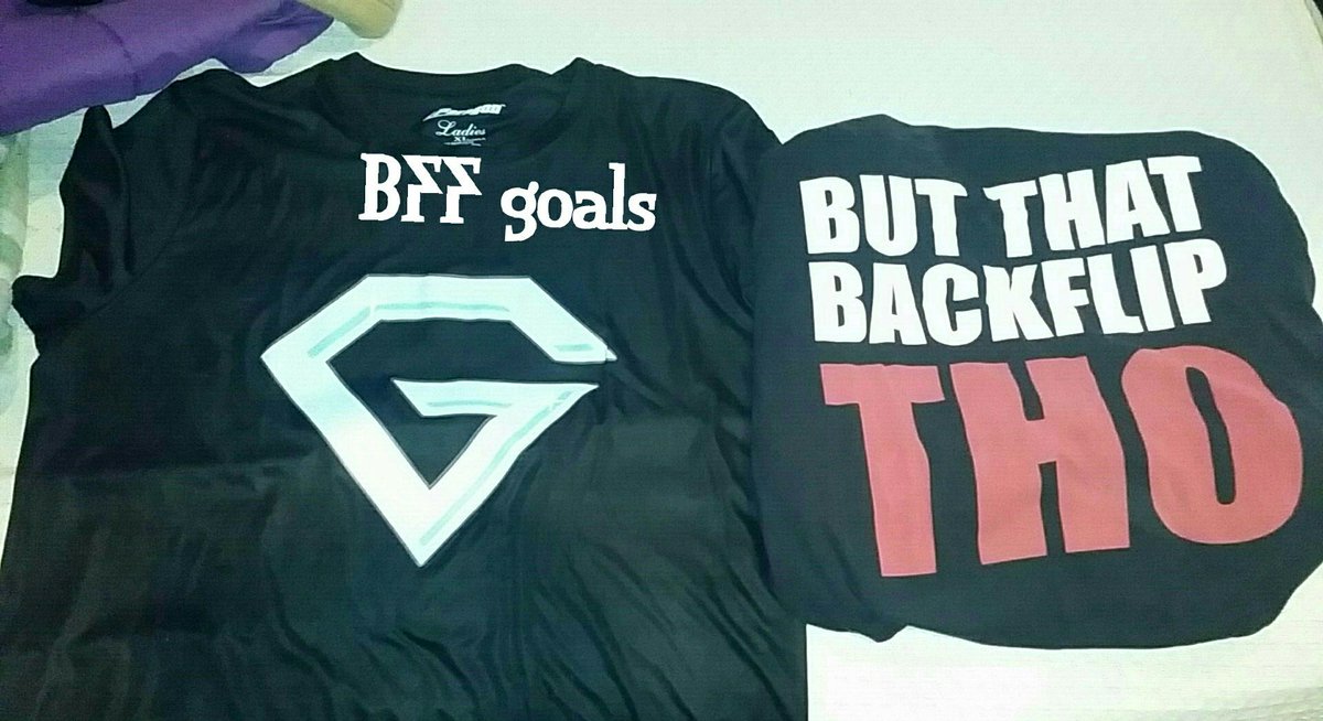 Songz_OfMyLife's tweet photo. Cuz I mean, they're my favorite pair of BFFs why not represent both while supporting π #BFFFanGoals #GFitFriday - Ur fave can never...π https://t.co/u5ROlcvwPC