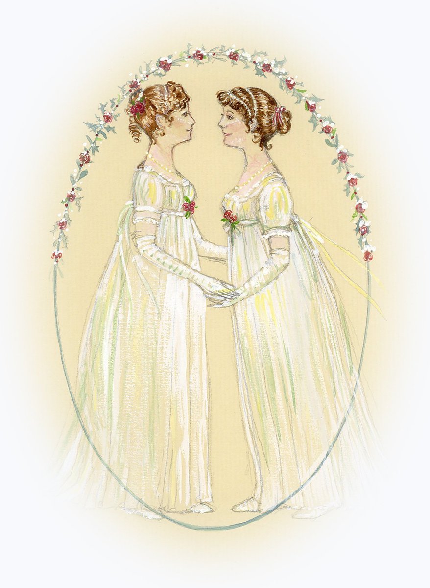 Happy 9th December! Cassandra and Jane Austen - devoted sisters!