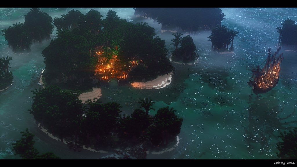 Final result, changed to night view. Map made by Angelo