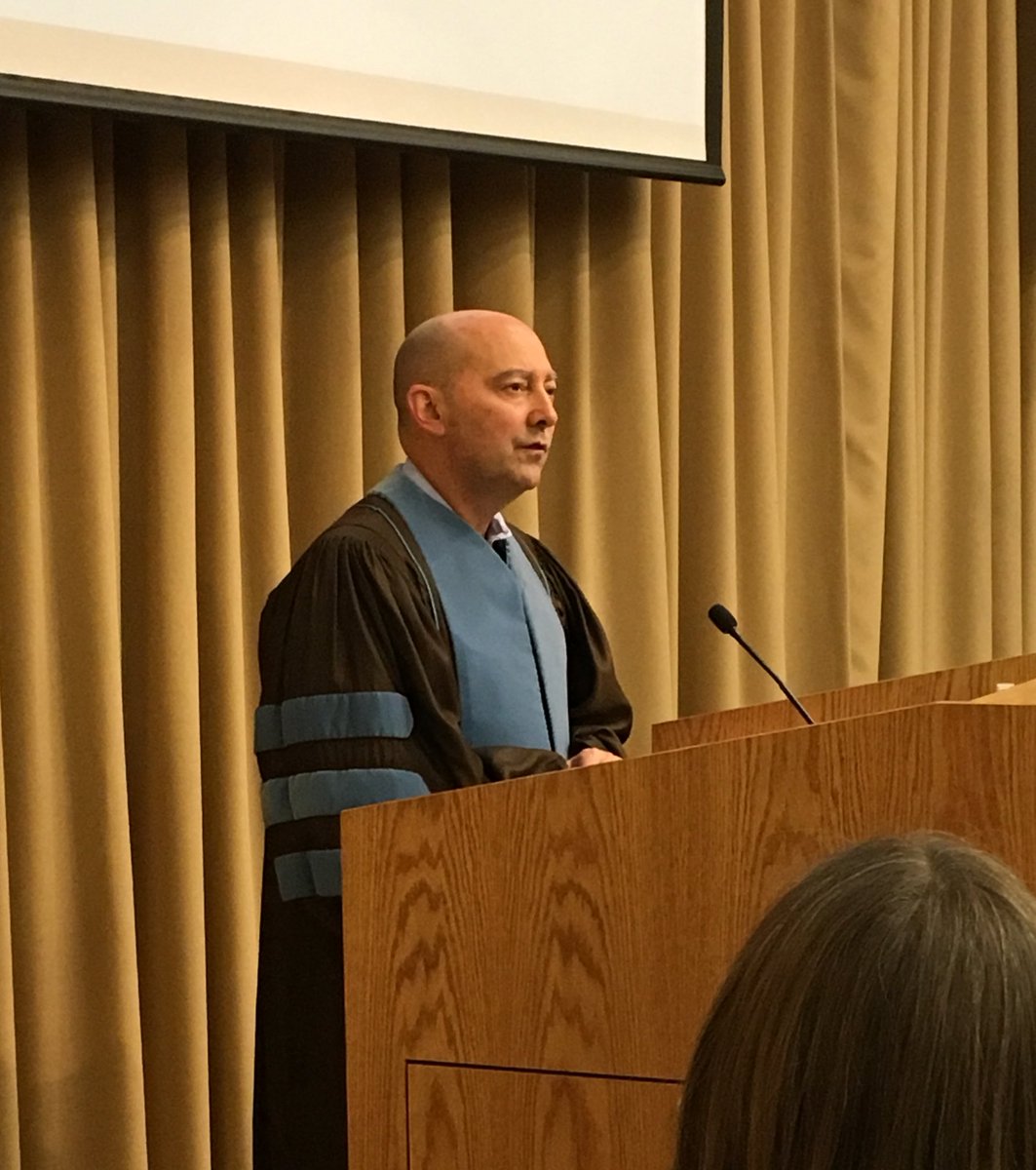 dandrezner's tweet photo. Two of my favorite people, @KerneyMSP and @stavridisj, address midyear @FletcherSchool graduates. https://t.co/ohaU3HPYx9