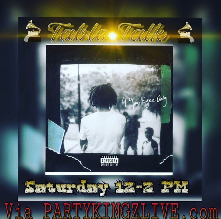 ItsTableTalk's tweet photo. #4youreyezonly @JColeNC impressed or disappointed? Tune in tomorrow to hear our take on this album! #tabletalkradio https://t.co/eeG2Hh8euz