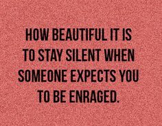 LeadToday's tweet image. Sometimes the only way to be heard is to remain silent.