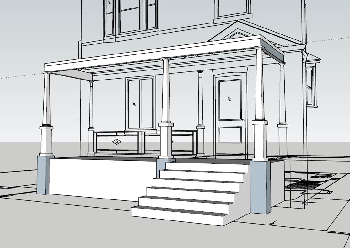 Joel_LeonD's tweet photo. Kinda digging the half 3D model / half drawing hybrid - #LifeOfAnInternArchitect https://t.co/VieMBXR7pK