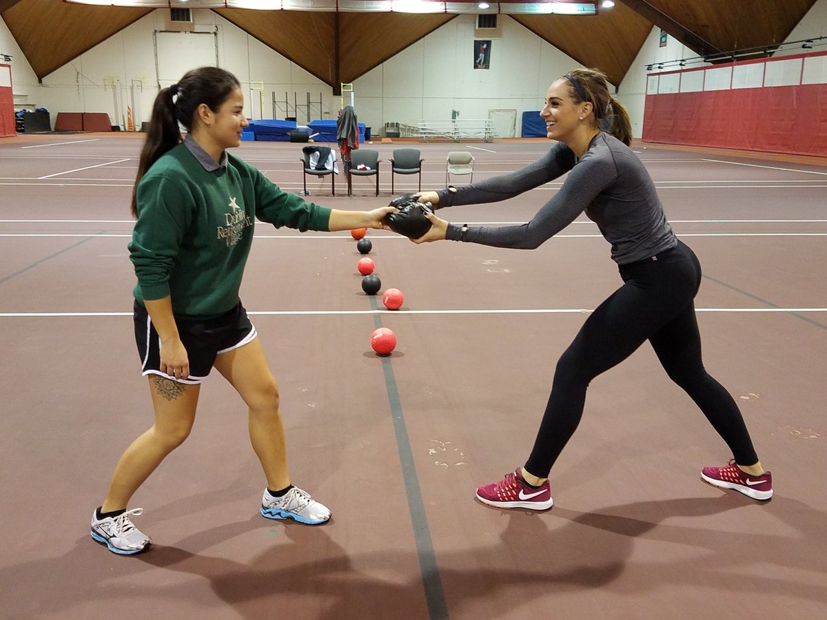 OWU_SportsMed's tweet photo. Watching the 5 D's of dodge ball thanks to @OWU_TFXC. https://t.co/kiihQvYzst