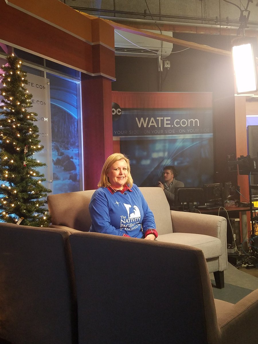 KnoxNativity's tweet photo. Promoting Nativity Pageant on WATE! Thanks for arranging, Matt Hinkin! https://t.co/8SVepqDs13