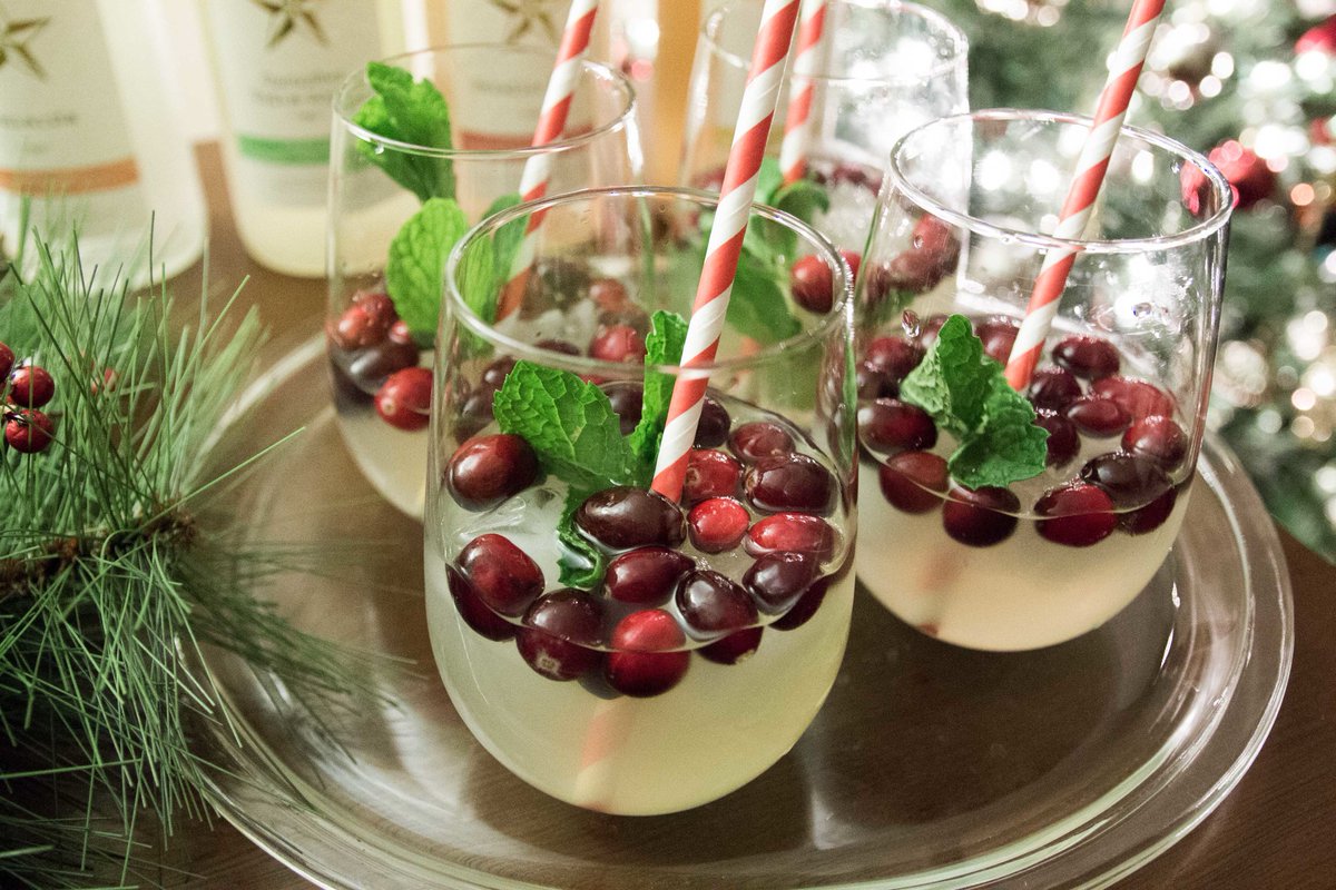 Spice up your weekend cocktail menu with a cucumber vodka mojito. Don't have time to craft it? We've got you. #drinkup #christmasparty