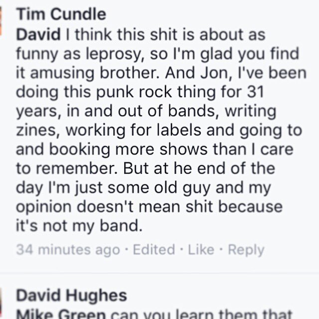 We're not 'punk enough' but he's agreed to give us a lesson, huzzah!!!