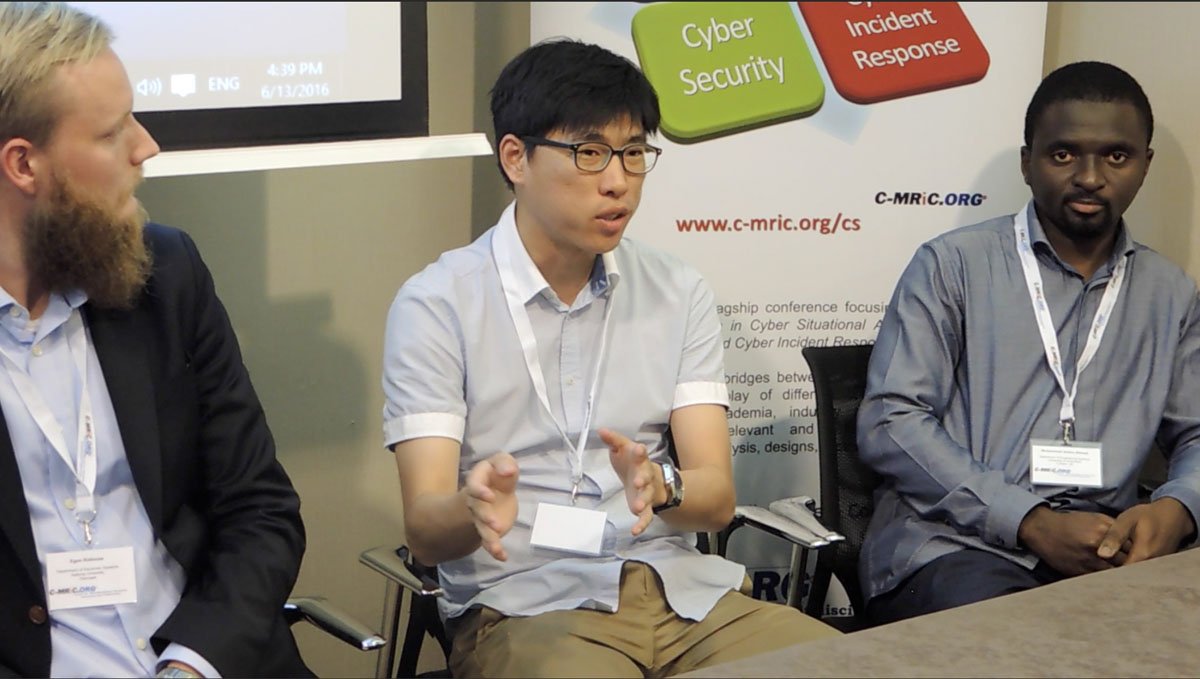 cmricorg's tweet photo. Dr Kang argues on N-opcode 4 #malware detection @ #Cyberscience2016 #London #UK https://t.co/39mkjZqvLU Join us again @GrandConnaught 19June https://t.co/DZDFVKEN0B