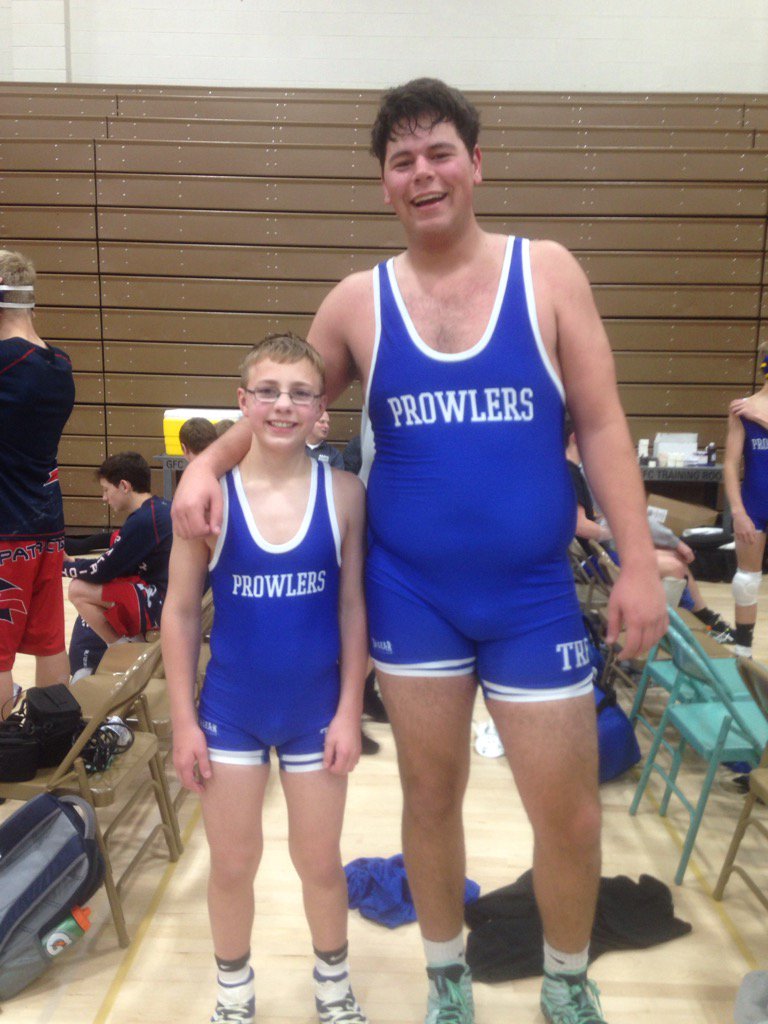 TRF_Wrestling's tweet photo. Both these boys get there first wins as Prowlers!! #prowlerpride #bigandlittle https://t.co/BrSAbzHxFo