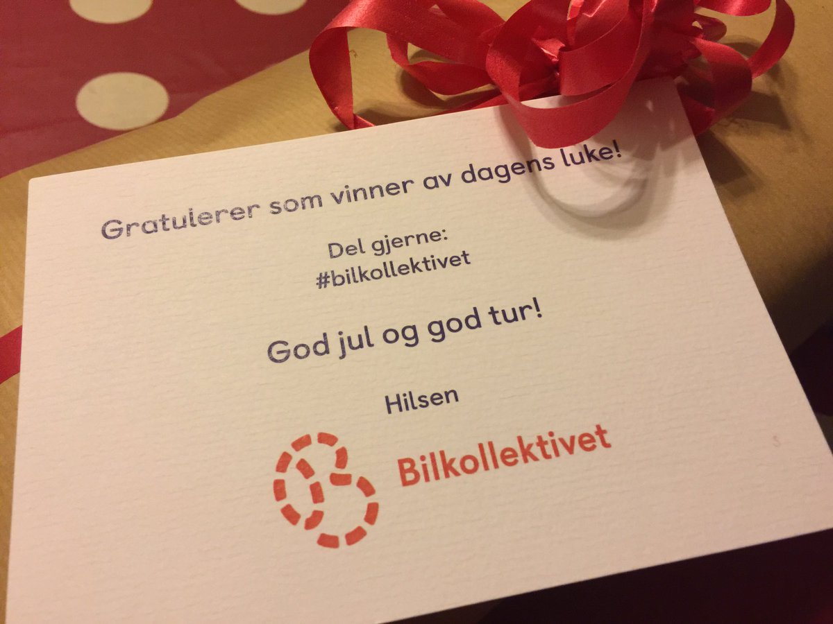 arildhermstad's tweet photo. En av mamge fordeler med å dele bil, er at vi kan få dagens luke. #bilkollektivet #delebil https://t.co/WpuJphmmU5
