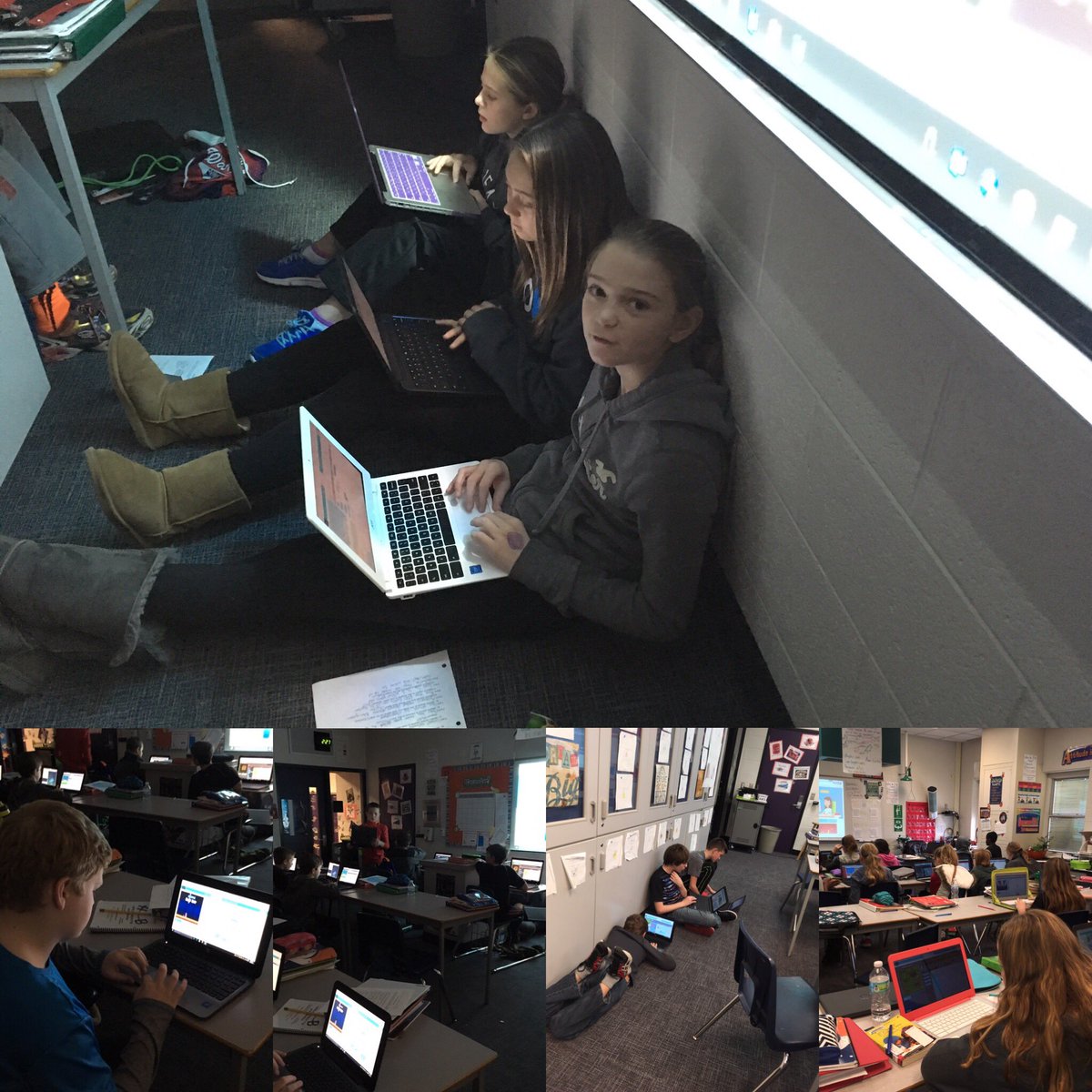 Banks students have fun coding! #HourOfCode