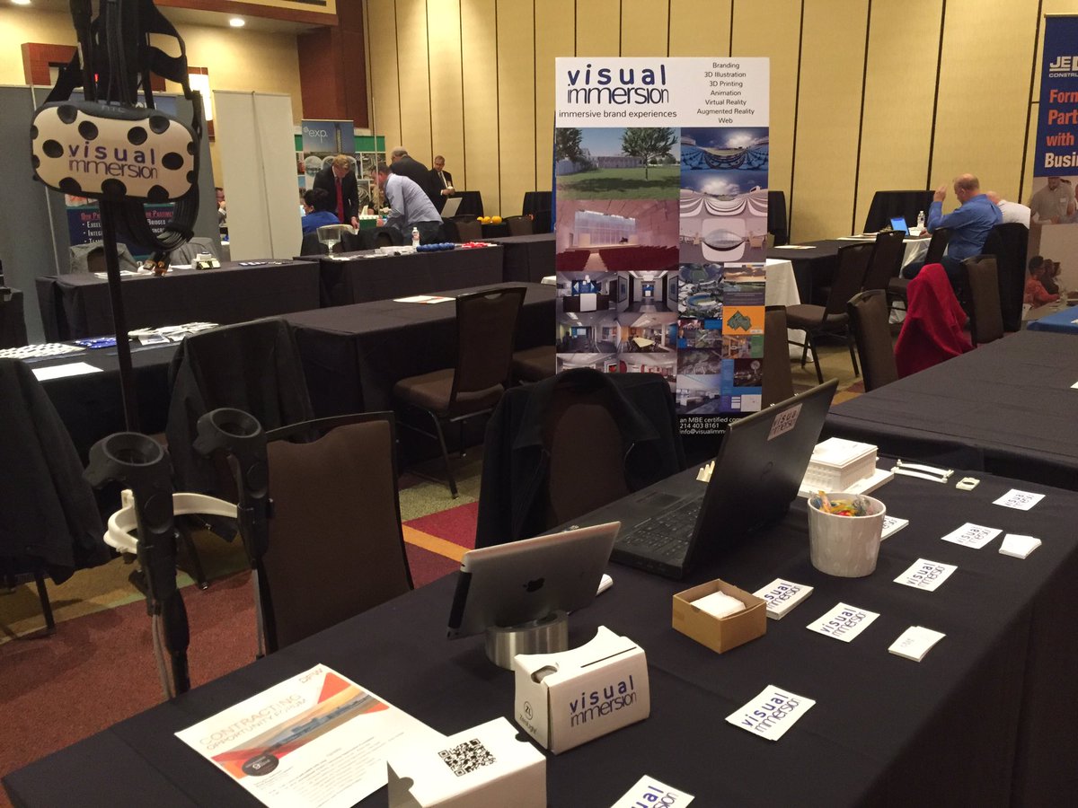 visualimmersion's tweet photo. Exhibit ready check...VR ready check! #VIVE https://t.co/TcrZ6nJW2t