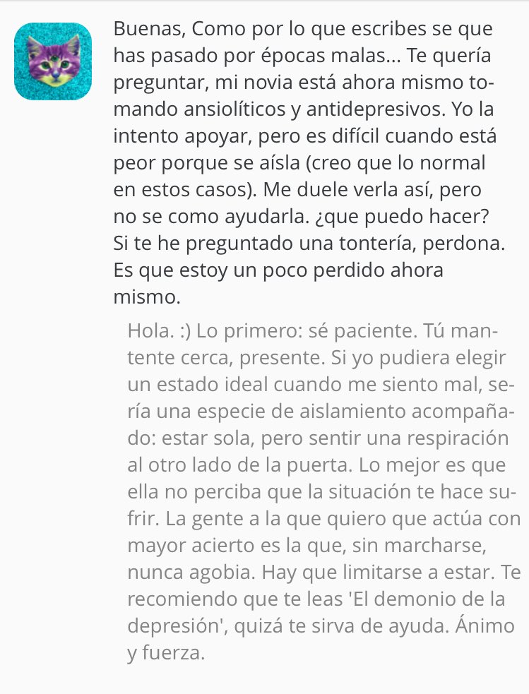 BuArena's tweet photo. «Si te he preguntado una tontería, perdona». Esto me ha parecido muy bonito. https://t.co/YMh9JIAmlE