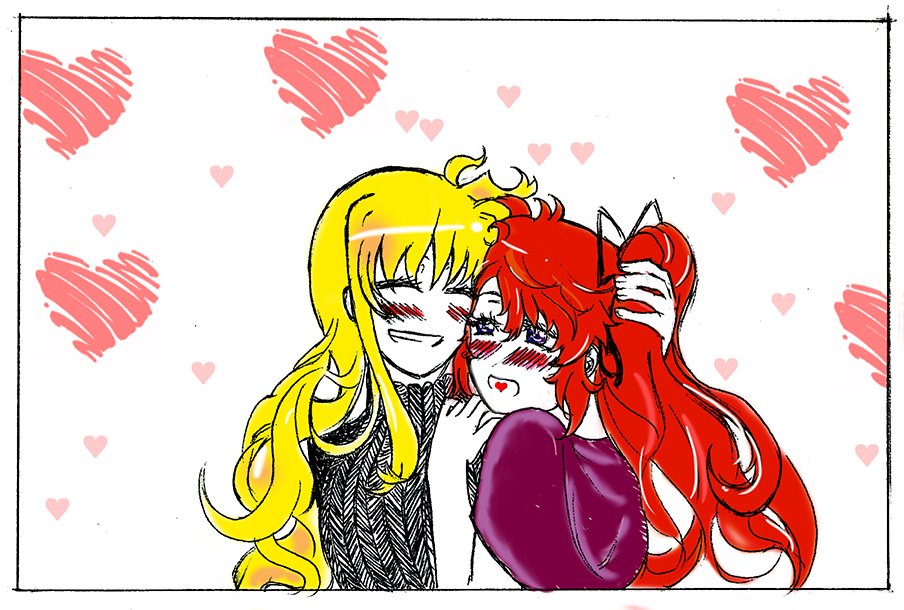 ShaYurigami's tweet photo. #RWBY #WhiteRose #IceFlower #NanoFate #DoubleDate #Yuri #Femslash #RubyRose #WeissSchnee #Nanoha #Fate #4koma #comedy #colored #promptcember https://t.co/PsRYiSTiw6