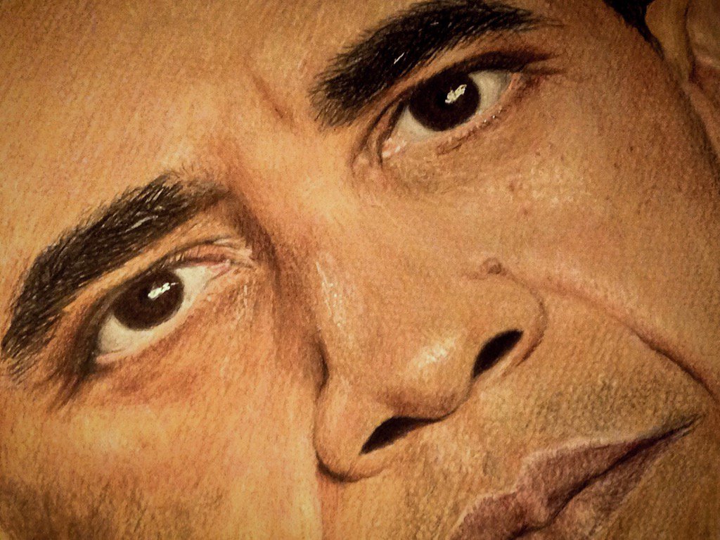 KJB1844's tweet photo. #obama #art https://t.co/CTlo5SDGAo