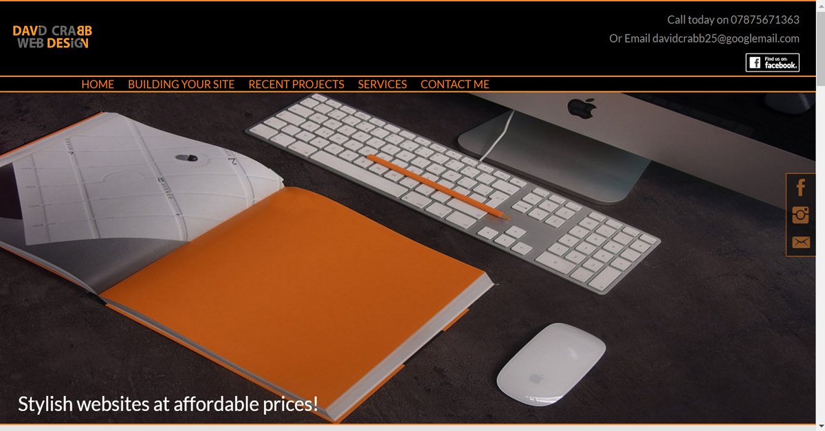 davidcrabbweb's tweet image. Bespoke web design at affordable prices. davidcrabb-webdesign.co.uk/index.html #webdesign #webdesigner