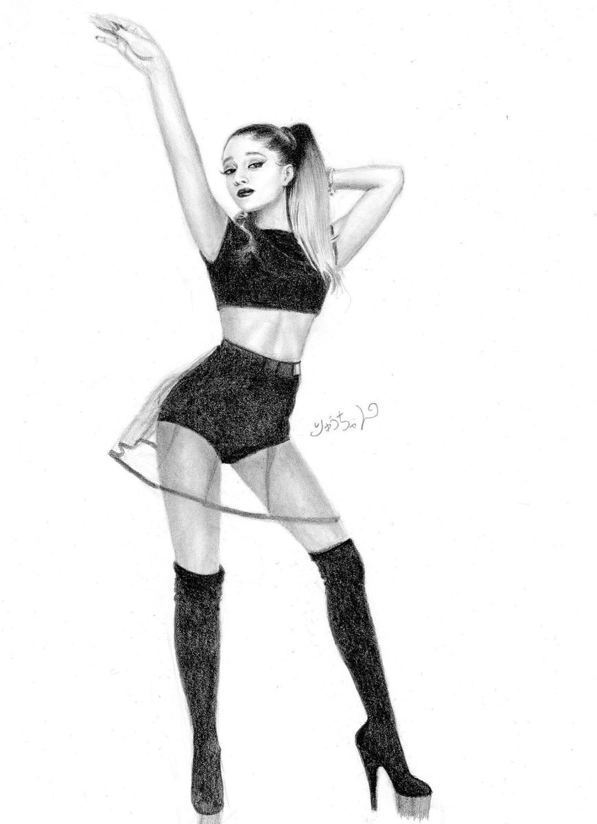 水彩画(アリアナ・グランデ)肉筆画 水彩画(アリアナ・グランデ)肉筆画