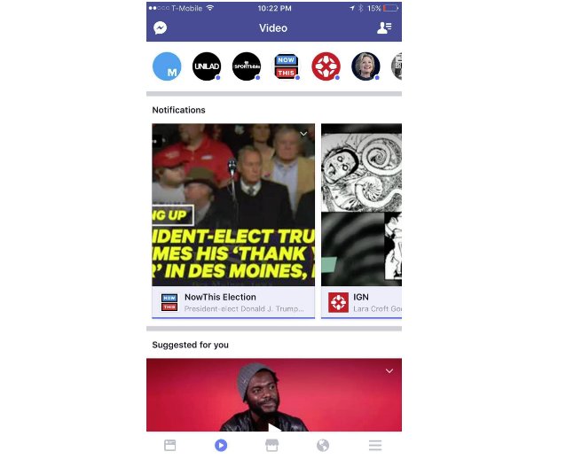 socialmedia2day's tweet photo. Facebook Confirms New Video Tab is Rolling Out to More Users – with Snapchat-Like Interface https://t.co/wSu8leoJ0q #socialmedia https://t.co/CkccgobWfM