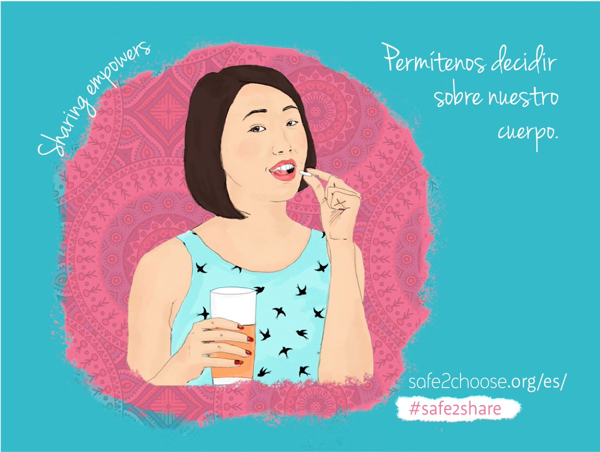 ayudapabortar's tweet photo. Tener acceso a la anticoncepción de emergencia y a un aborto seguro es derecho de todas las mujeres. #safe2share #16DíasDeActivismo https://t.co/3MfJi7CDzO