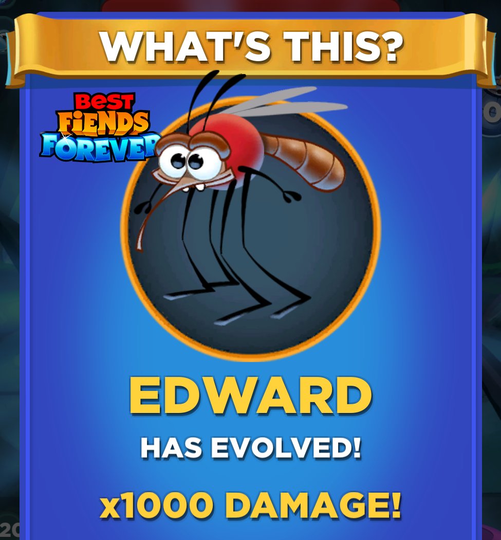 I've just evolved Edward in #BestFiendsForever - Download FREE - download.BestFiends.com/forever via <a href="/BestFiends/">Best Fiends</a>