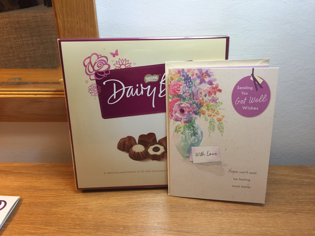 #PIWOW for our guest arriving tomorrow after an operation! get well soon! 🤕 #chocolate #always #works <a href="/placemadebyyou/">A Place Made By You</a> <a href="/pi_normancross/">Peterborough A1(M)</a>