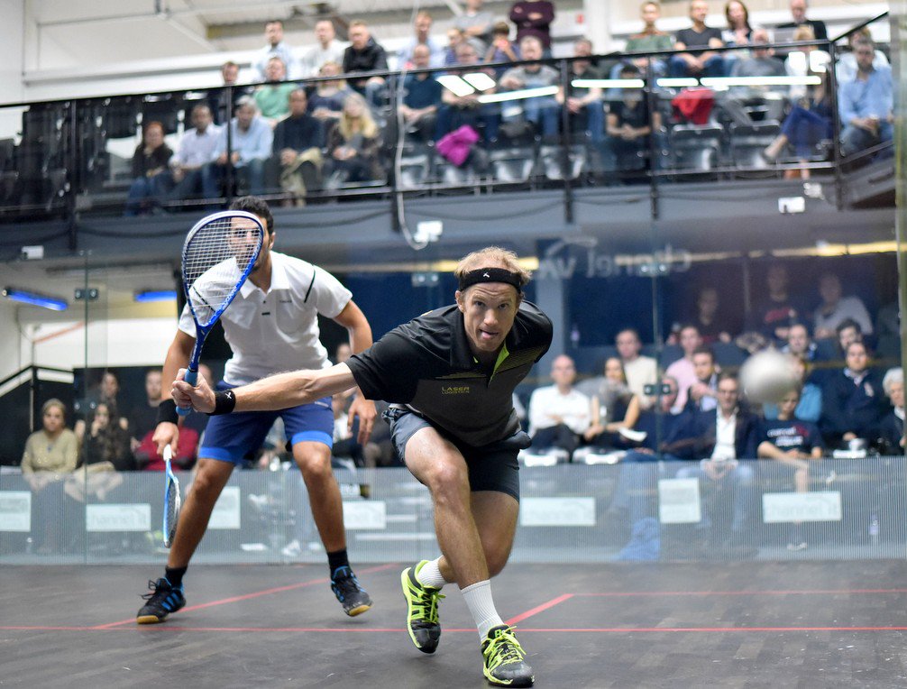 Roundup: Qualifier <a href="/Copsquash/">Steve Coppinger</a> scalps <a href="/mosaadsquash/">omar mosaad abouzid</a> on day two of @CVASsquash psaworldtour.com/news/view/4398… #squash
