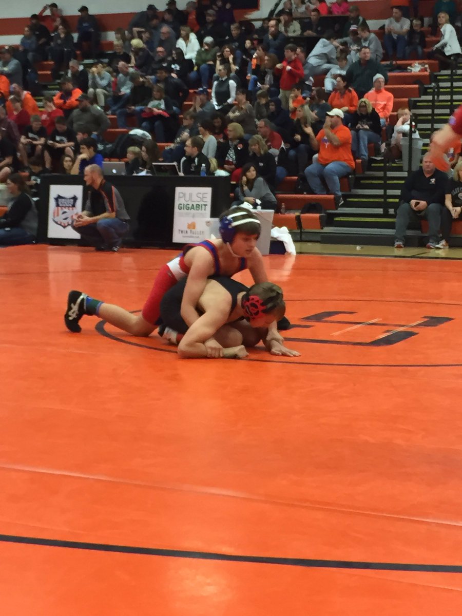 FRMS 110lbs wrestler placed 3rd at the NCKL Tournament. #frmstroopers