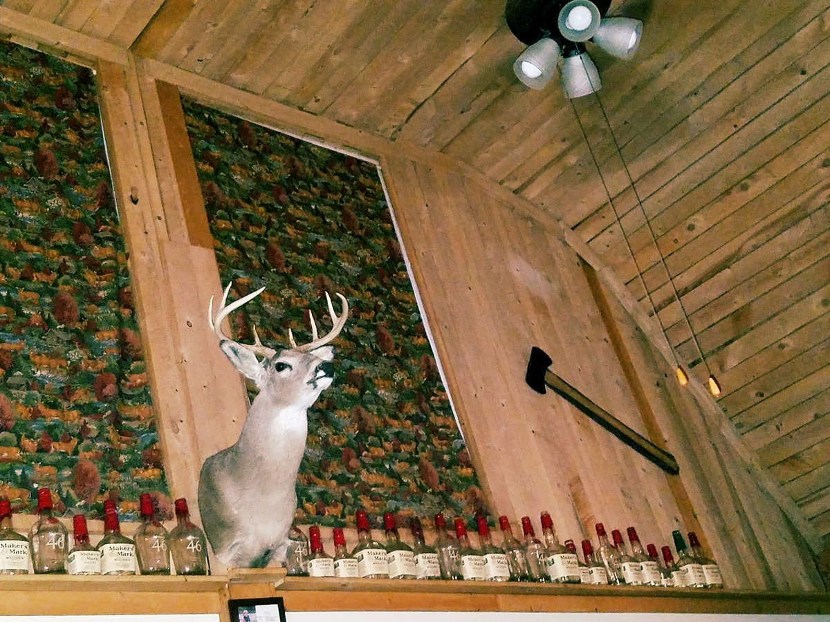The <a href="/MakersMark/">Maker's Mark</a> wall at Shiloh deer camp is nearly complete.