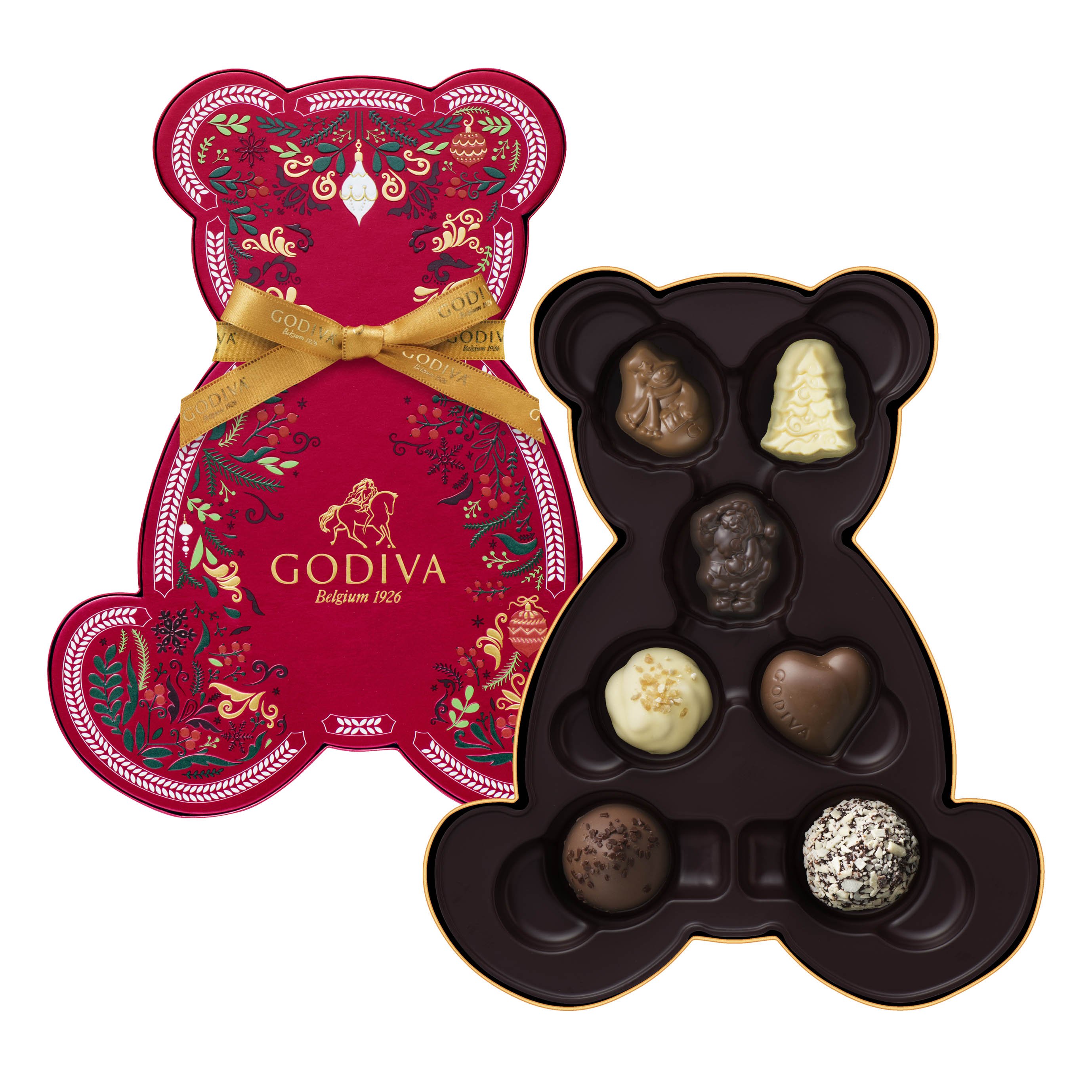 ゴディバ 可愛らしいベア型のパッケージが印象的 クリスマス限定チョコレート3種と 人気の定番トリュフやプラリネチョコレートが入っています プレゼントにもおすすめですよ T Co Lfblr2lolq ゴディバ チョコレート クリスマス 期間限定