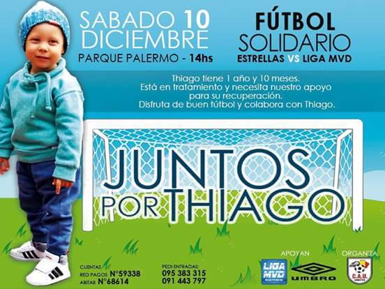Mañana todos #JUNTOSPORTHIAGO, Los esperamos!!