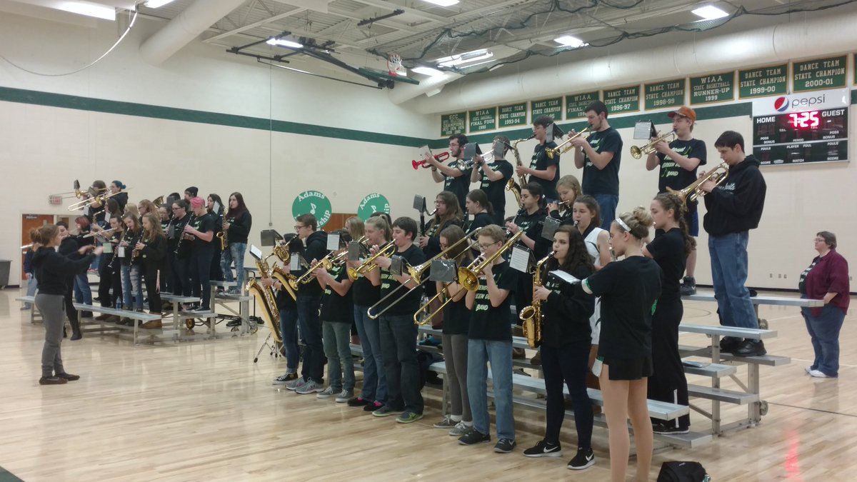 kotlowski_t's tweet photo. Awesome AFHS Pep Band performance! #AFHSGreenDevilPride https://t.co/wWhU7Zzh3m