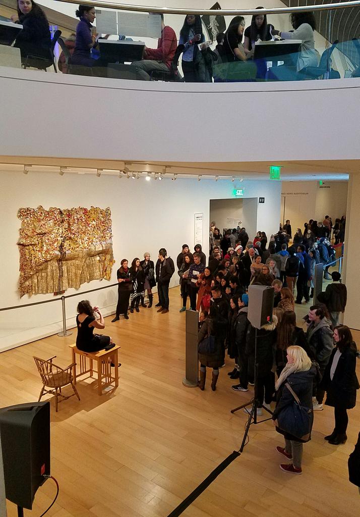 mfaboston's tweet image. The @attypebar upstairs, @SMFAatTufts performance art downstairs! #mfaNOW