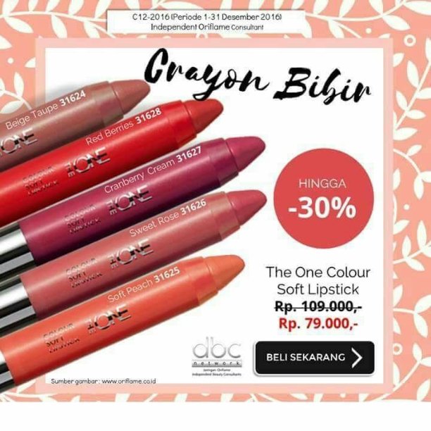 Dy27taPulsa's tweet photo. #lipcare #lipbalm #lipgloss #lipstik #lipstick #bibirmerah #gincu #Oriflame #juallipstick #makeup #kosmetik #olshop https://t.co/kiVeGHaJLn