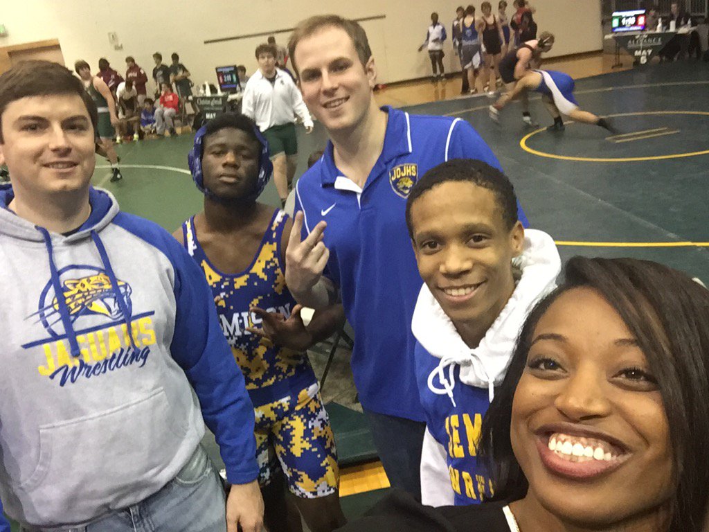 legallykd's tweet photo. @TeachForAmerica and @maejemison & Jemison HS Jaguars dominating @the Spartan Wrestling invitational @BWRiverkeeper https://t.co/Jb7uOvfOas