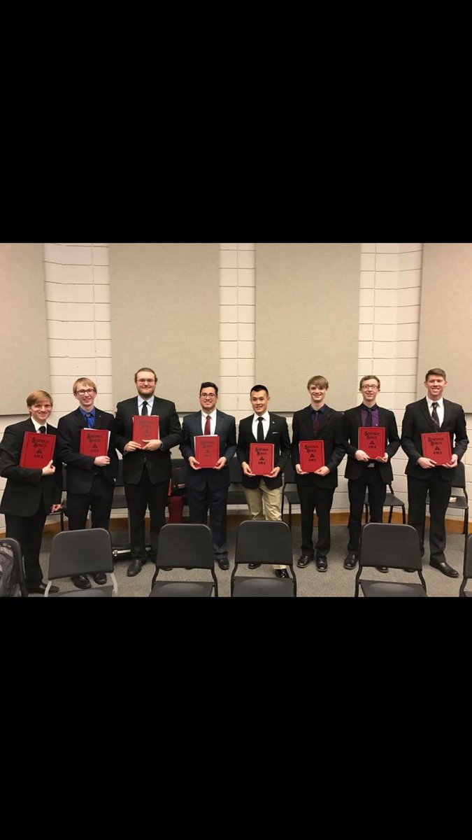 I did things today!A masterclass with world class musicians who I got to see perform. I also am now a proud member of Phi Mu Alpha Sinfonia!