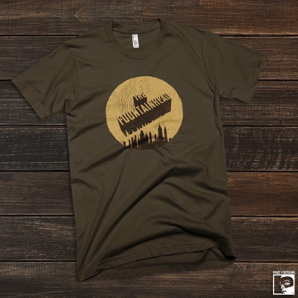 MikeBrannonX's tweet photo. The Fountainhead! Ayn Rand's first major literary success. Get the tee>> https://t.co/pXFr7q7IXd #tlot #tcot #liberty https://t.co/xnEGH3l7Sy