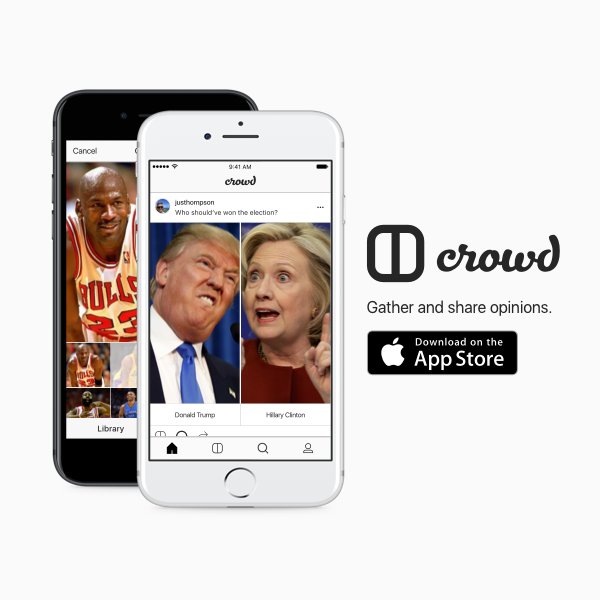 joincrowd's tweet photo. We are excited to bring you the best way to gather and share your opinions. Follow us and tag your friends! #joincrowd #verdadtech https://t.co/ghZJcFtXqf