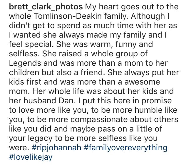 BrianaNews's tweet photo. #IG || Brett, Briana's stepfather, shared this beautiful message about Johannah. #RIPJohannah https://t.co/wn0eq6fiO8
