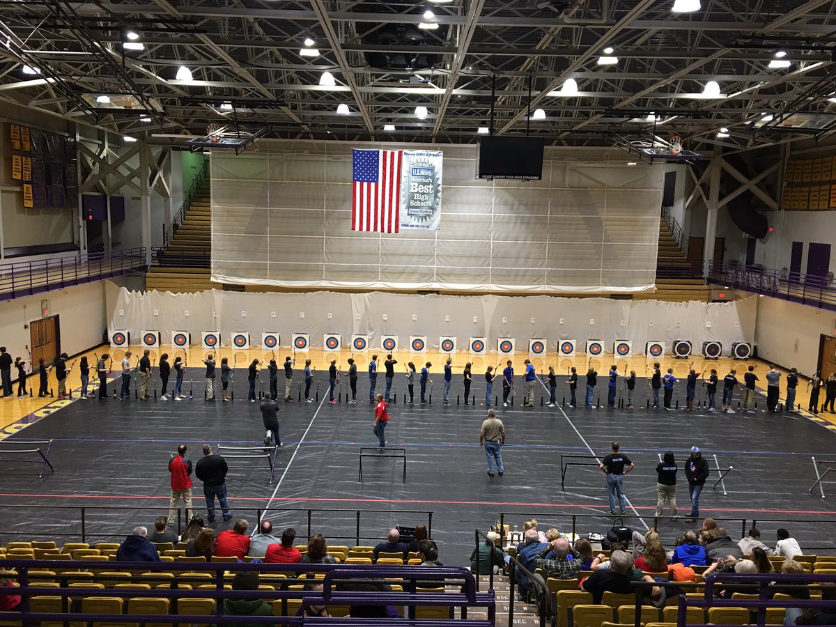 bghs_archery's tweet photo. Very successful first night of the BG Take Aim Archery tournament. Awesome parent &amp; student volunteers. Back at it tmrw morning 9am https://t.co/UnebWd39IE