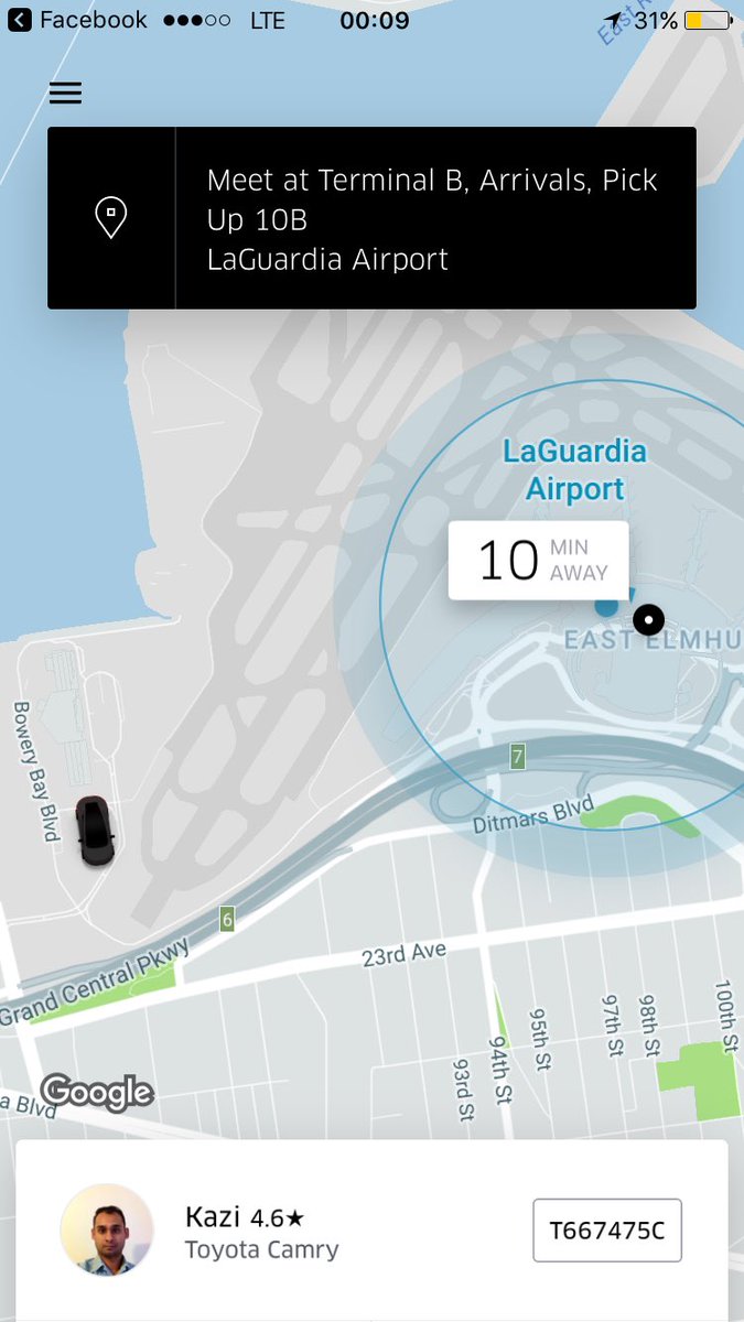 Hey @uber Kazi was harassing me and refused to pick me up at LaGuardia after accepting my trip. 4.6 ain't good.